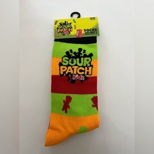 Sour Patch Kids Socks Fits Men’s Shoe Size 6-12